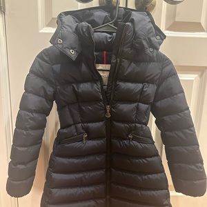 Moncler kids charpal puffer jacket coat navy 8ans